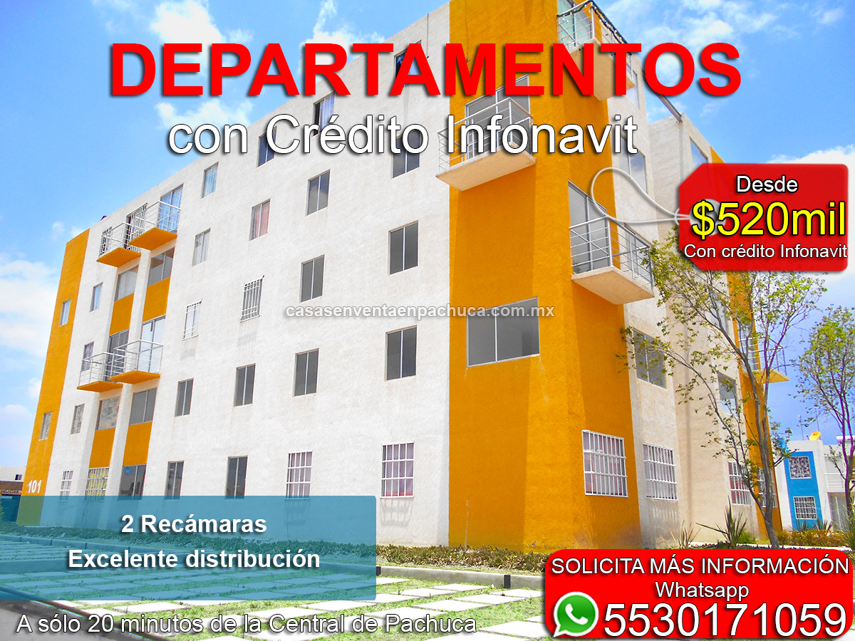 departamentos en venta en mineral de la reforma hidalgo